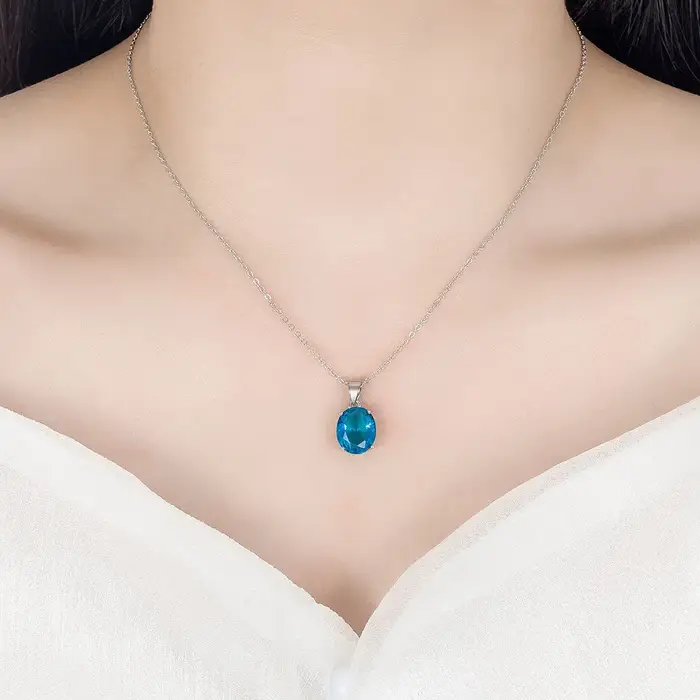 Parures de bijoux élégantes pour femmes en argent sterling 925