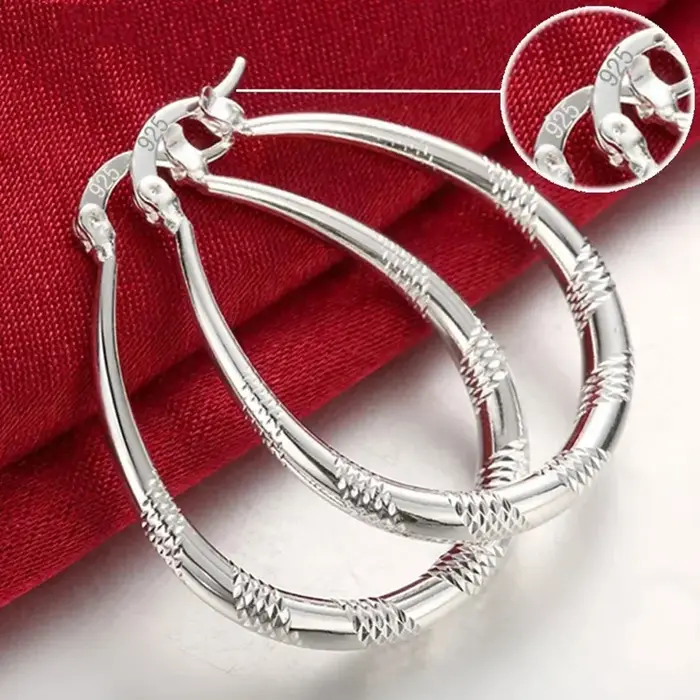 Boucles d'oreilles en argent Sterling 925 pour femmes, bijoux à breloques classiques, mignon, fête d