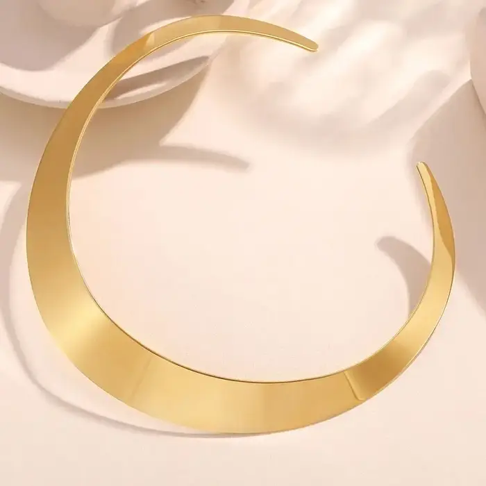 Collier et Boucles d'Oreilles en Acier Inoxydable pour Femme