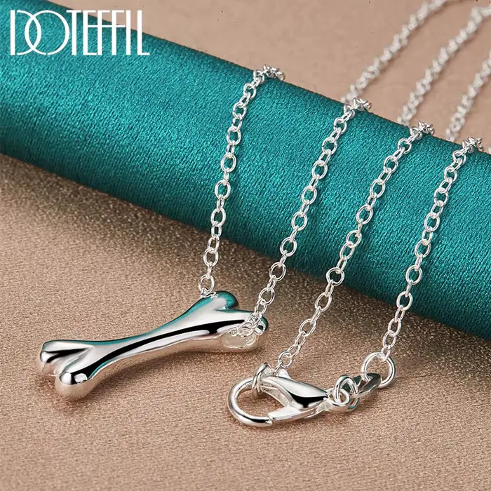 DOTEFFIL-Collier pendentif Sophia en argent regardé 925 pour homme et femme, bijoux de fête de maria