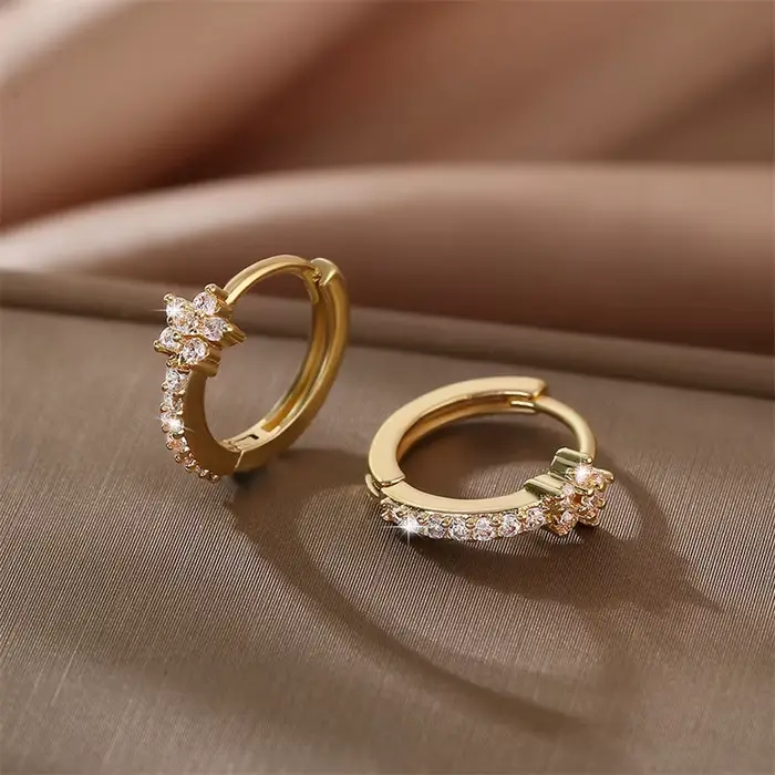 Boucles d'oreilles en acier inoxydable pour femmes