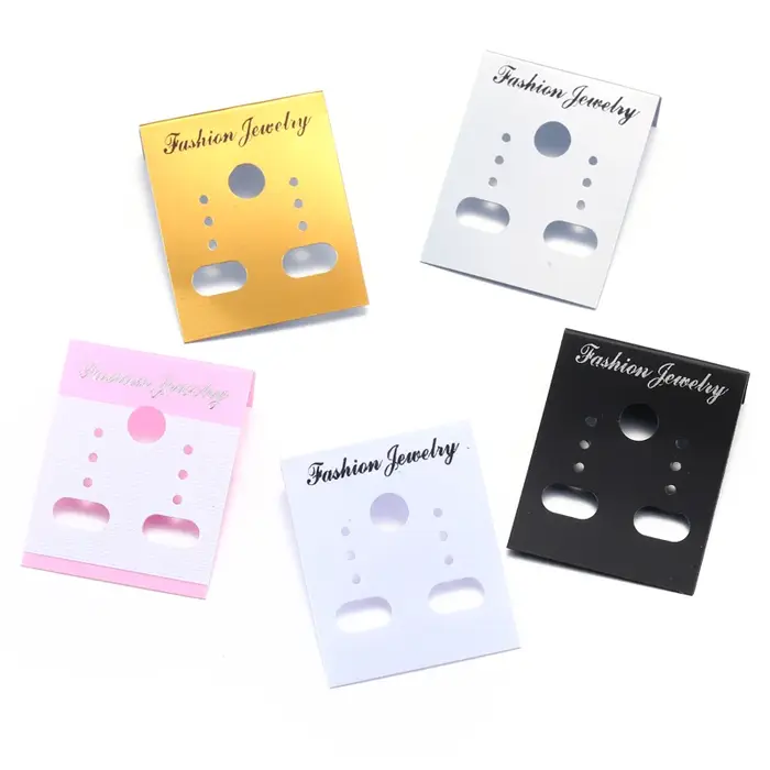 50pcs boucles d'oreilles en plastique clous