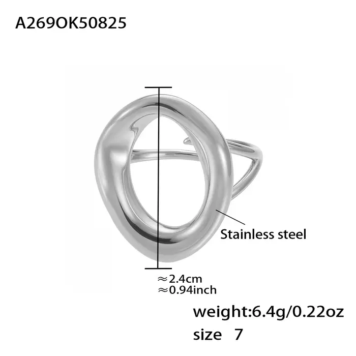 Bague en forme de cœur en Zircon rouge et vert pour femmes, en acier inoxydable 316, plaqué or, gros