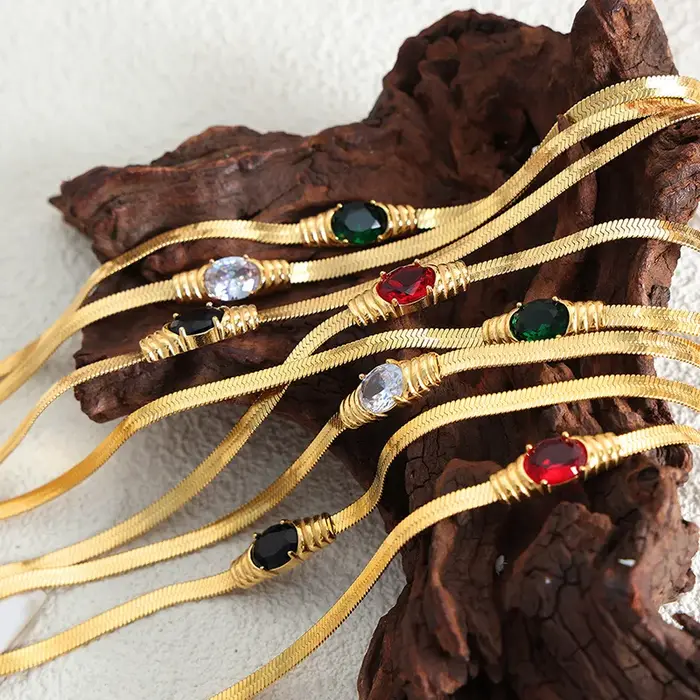 Ensemble de bijoux en acier inoxydable