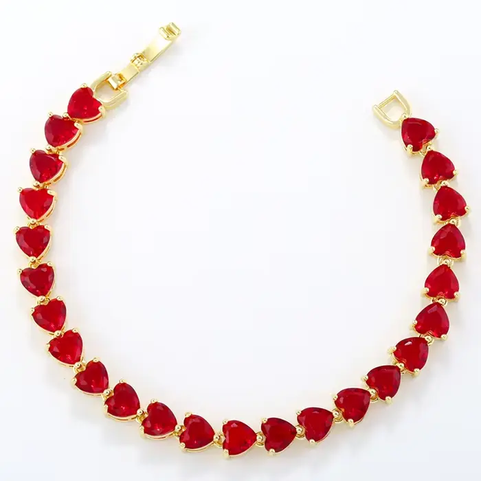 ZHUKOU-Collier plaqué or 18 carats avec pierres précieuses incrustées pour femme, bracelet de luxe, 
