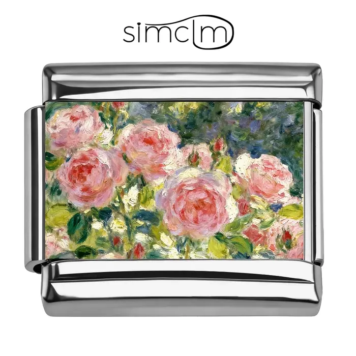 Bracelet Assorti De Fleurs Breloques Modulaires En Acier Inoxydable Coloré Pour Femmes Occasions Spéciales