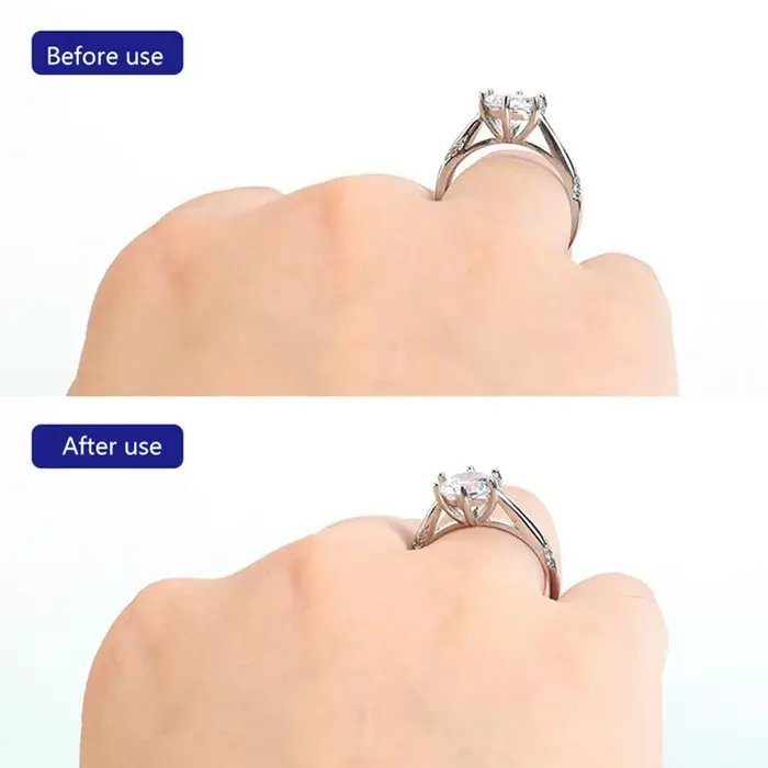 Outils de réduction de taille de bague à ressort spiralé – Ajusteur invisible pour resserrer les bagues trop grandes –