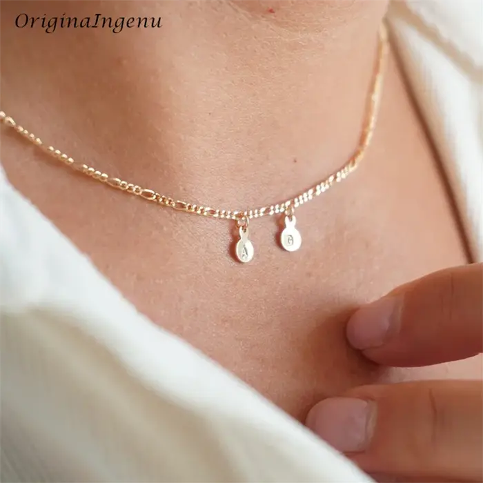 Pendentif lettre personnalisé