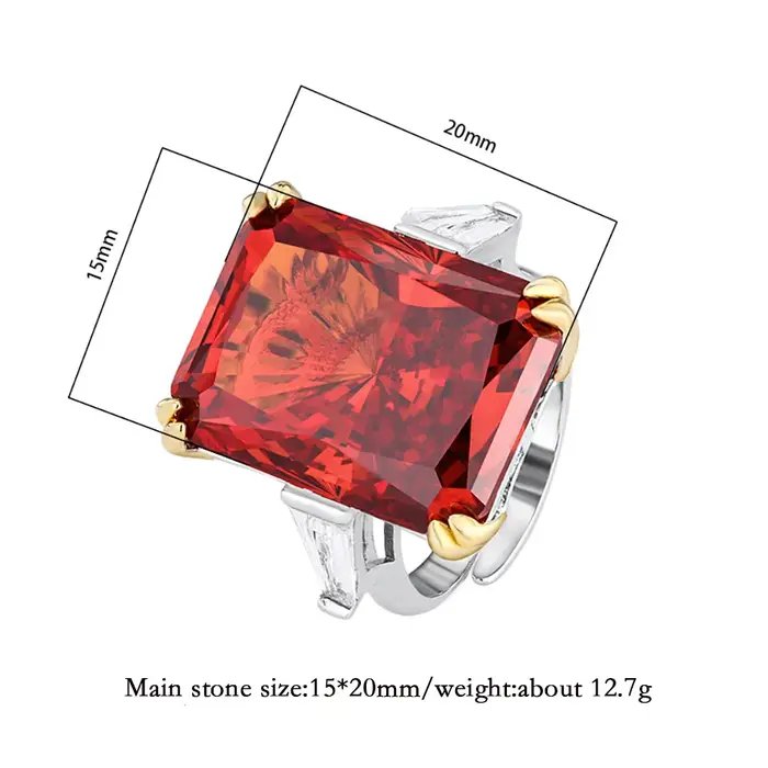 Bague vintage adrenSapphire pour femme