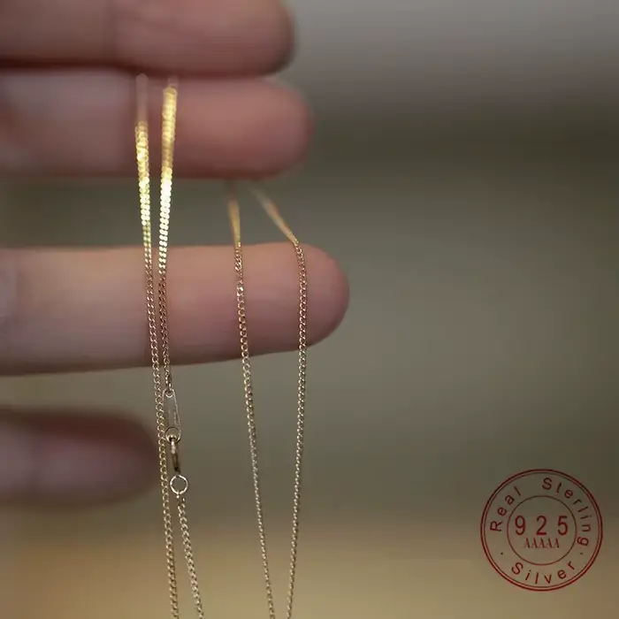 Collier en argent sterling 925 plaqué or 14K pour femmes avec certificat GDTC bijou de mode occasion engagement