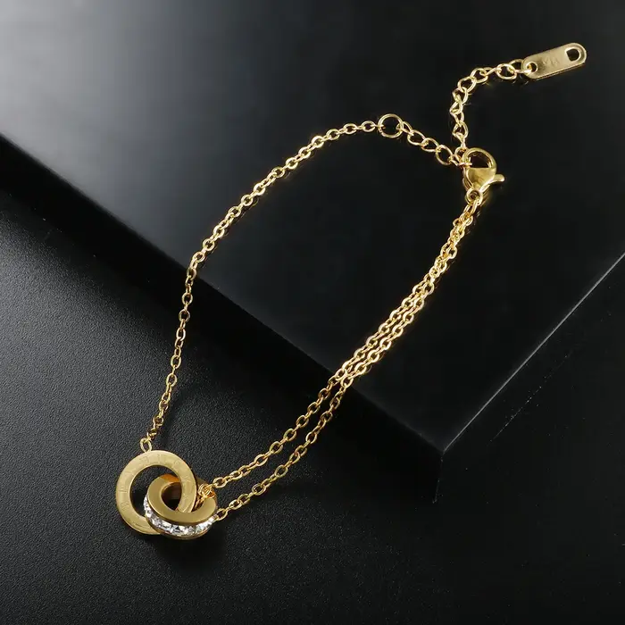 Ensemble de bijoux de luxe avec chiffres romains pour femmes