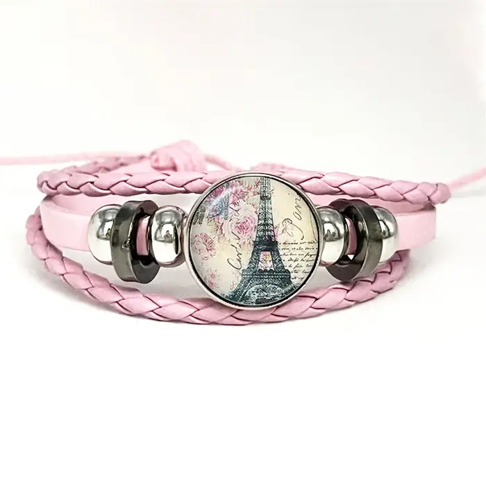 Bracelets tressés multicouches pour femmes