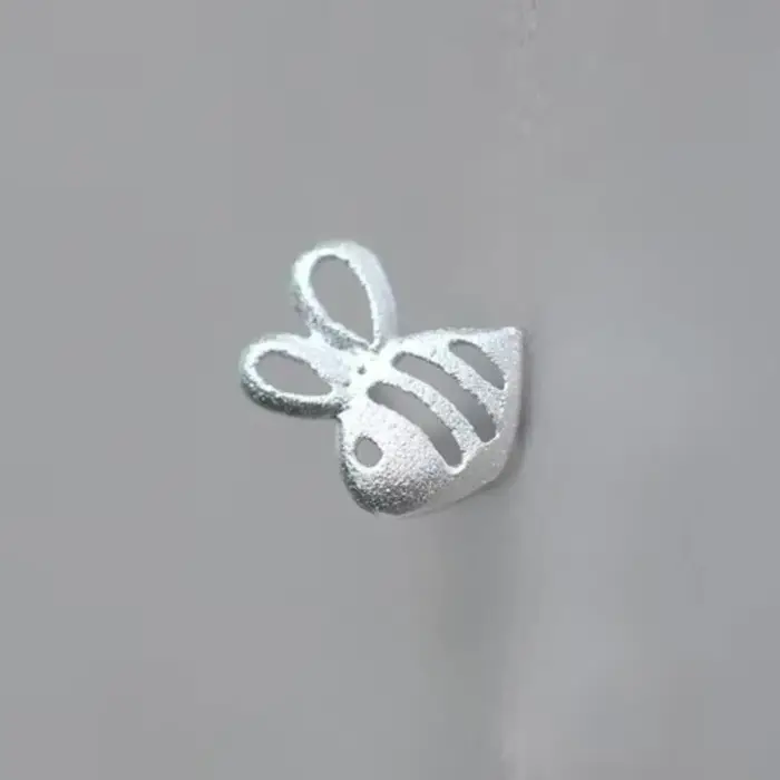 Boucles d'oreilles abeille en argent Sterling 925