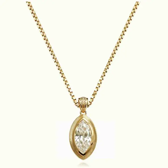 WUIHA – collier avec pendentif en argent Sterling 925, style Vintage, coupe européenne ancienne, dia
