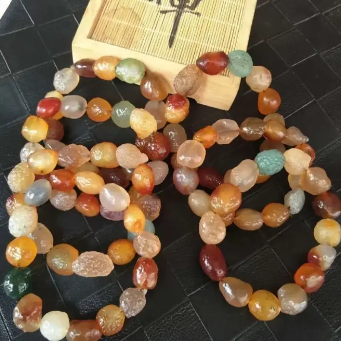 Nouveau Alxa Gobi désert Agate sucre coeur Bracelet bijoux de mode