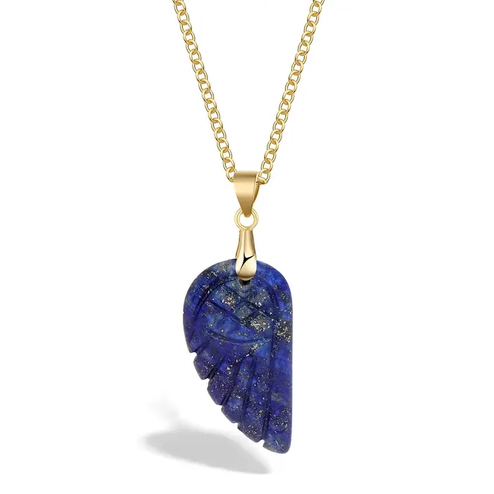 Pendentif en pierre Lapis Lazuli naturelle avec Citrines et Améthystes pour homme et femme, collier unique à la mode pour occasions spéciales