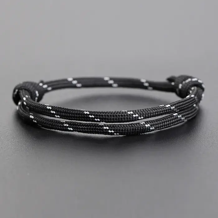 Bracelet en corde minimaliste LOVE ANGEL pour homme et femme multicolore réglable cadeau romantique occasions spéciales