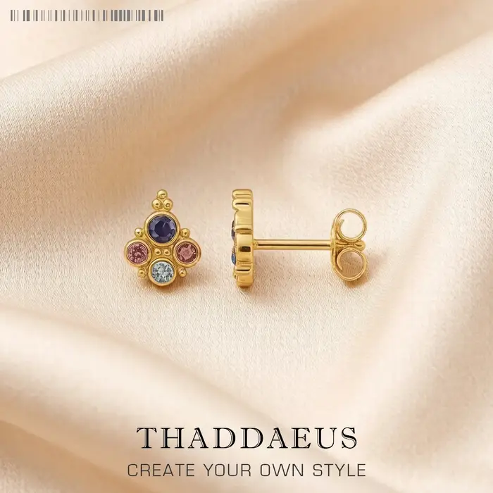 Boucles d'oreilles à clous en or pour femmes, bijoux Glam européens, à la mode, cadeau d'été Vintage