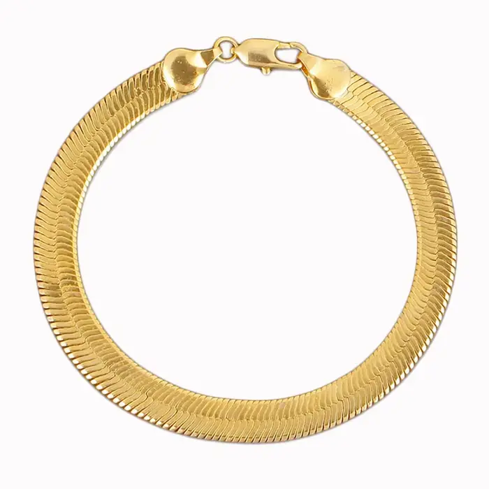 Bracelet plaqué or 24 carats pour salle Sophia, bracelet lame en or 18 carats, JO4 cm, 5 cm, 7 cm, 8