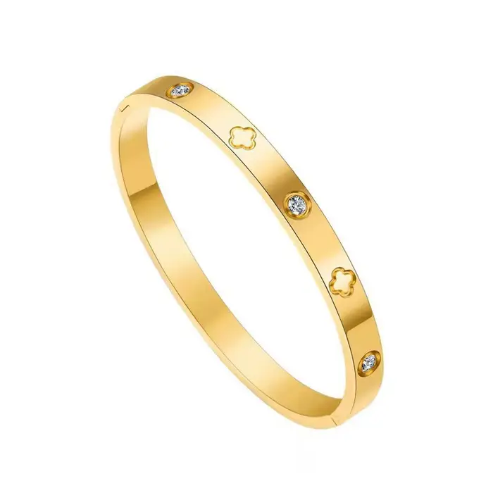 3PCS Bracelets classiques exquis incrustés en diamant adaptés aux femmes pour porter des bijoux à la