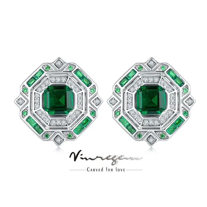 Boucles d'oreilles vintage en argent regardé 925