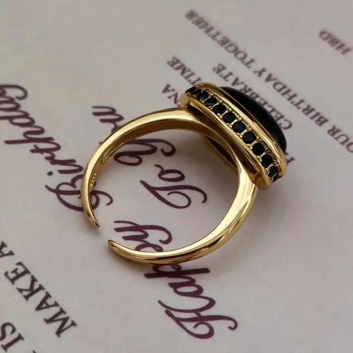 Bague en argent regardé 925 pour femme