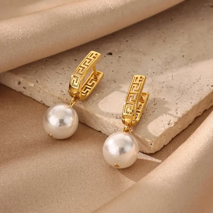 Boucles d'oreilles étoile géométrique pour femmes