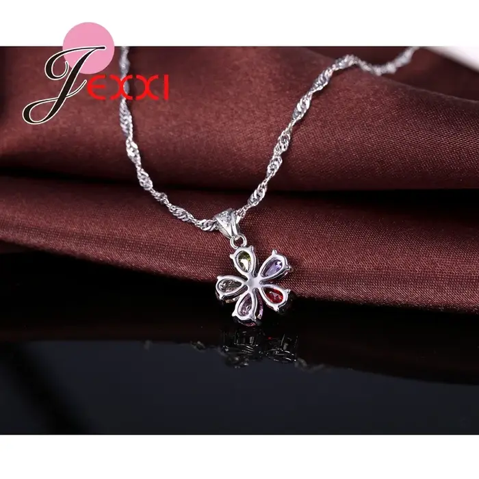 Ensembles de bijoux avec pendentif en cristal CZ