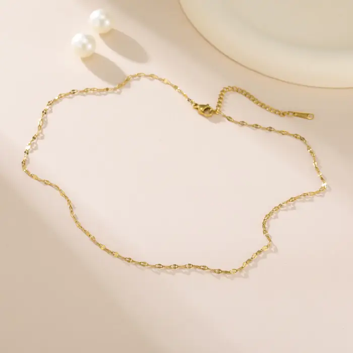 Kkjoy chaîne collier exquis femmes bourse Simple à la mode Style porté rassemblements pratique bijoux cadeaux affaires loisirs