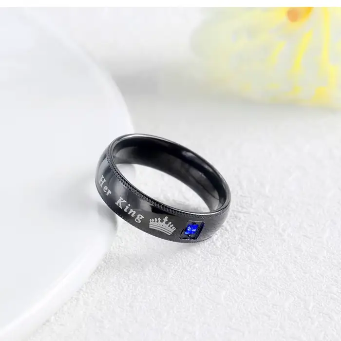 Bagues de couple romantiques en zircone cubique pour mariage, fiançailles et anniversaires, bijoux élégants pour hommes et femmes