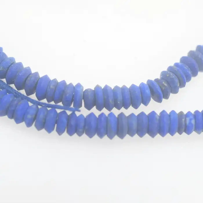 Lapis Lazuli roundellemm 3-6mm 38cm perles en vrac nature pour la fabrication de bijoux à faire soi-même