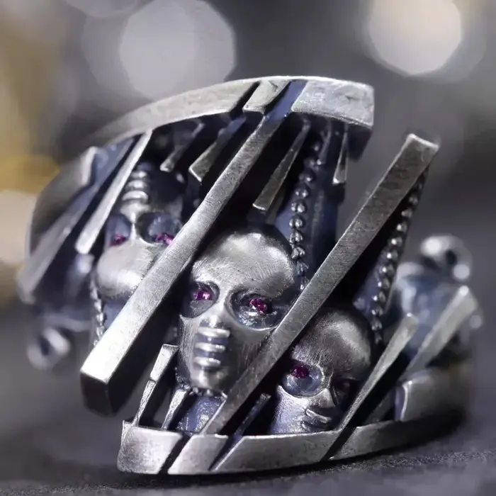 Bague d'Impression Président D4C de JoJo's Bizarre Adventure, Bijoux Anime