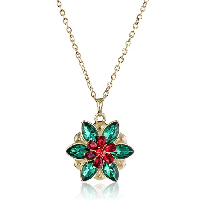 Harong nouvelle mode cristal fleur Anastasia femmes collier Vintage Elsa princesse ensemble à Paris pendentif Cosplay bijoux
