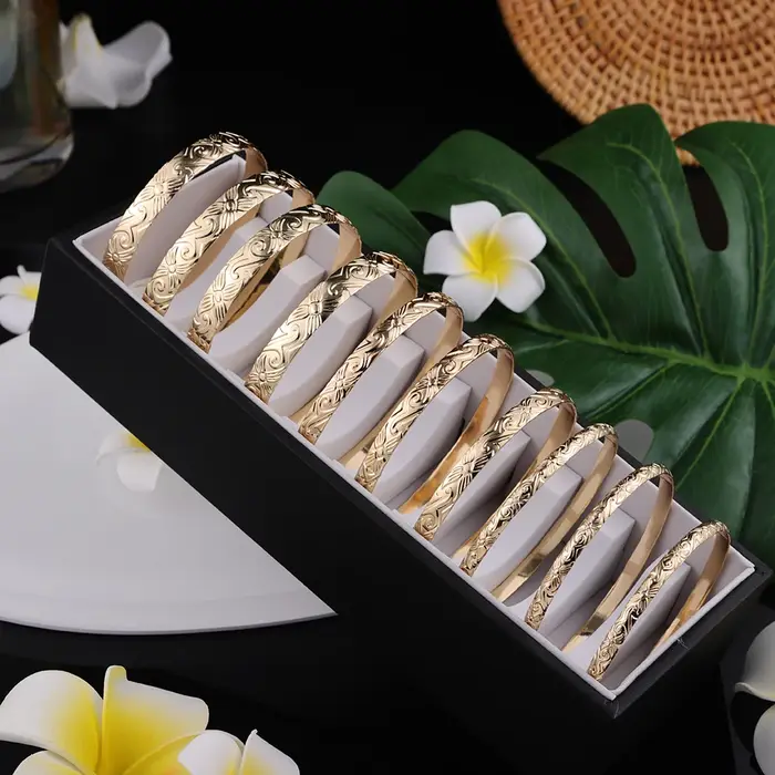 Cring Coco-Bracelet en Cuivre Plaqué Or pour Femme
