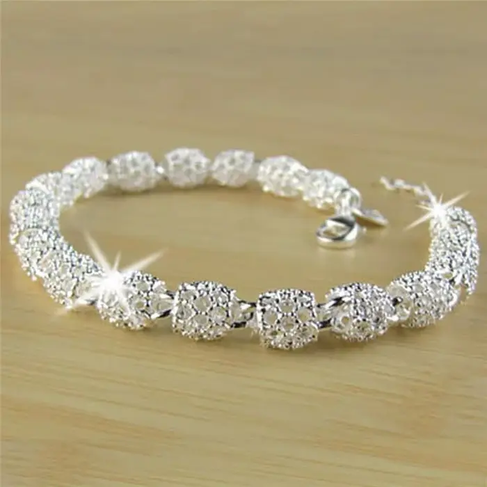 Mode 925 Bracelets en argent Sterling pour femmes de luxe Original concepteur creux lanterne boule