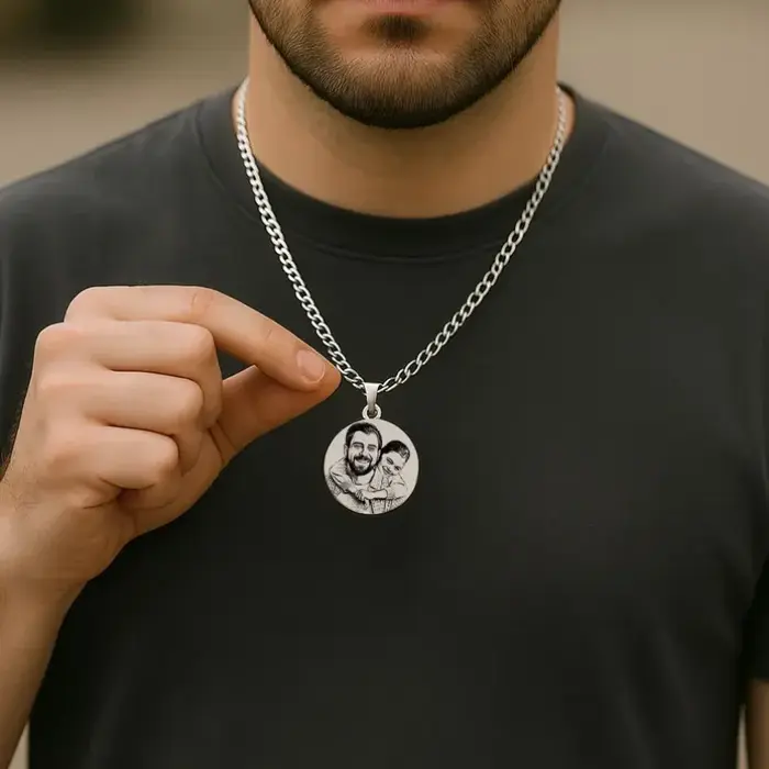 Collier Photo personnalisé Unique