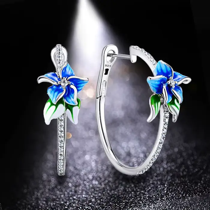 HUAMI – boucles d'oreilles féerique en Zircon pour femme, bijoux de fête d'anniversaire, de noël, ca