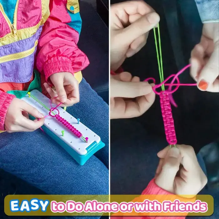 Kit de fabrication de bracelets d'amitié pour filles