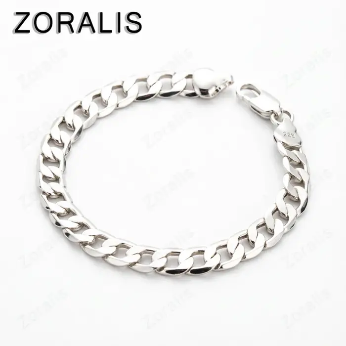 Bracelet en or 18 carats, design chaîne, bijoux de mode de qualité supérieure, 8mm, pour hommes et f
