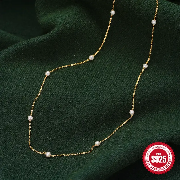 AIDE Pearl Choker Pull JoModern Collier pour femme