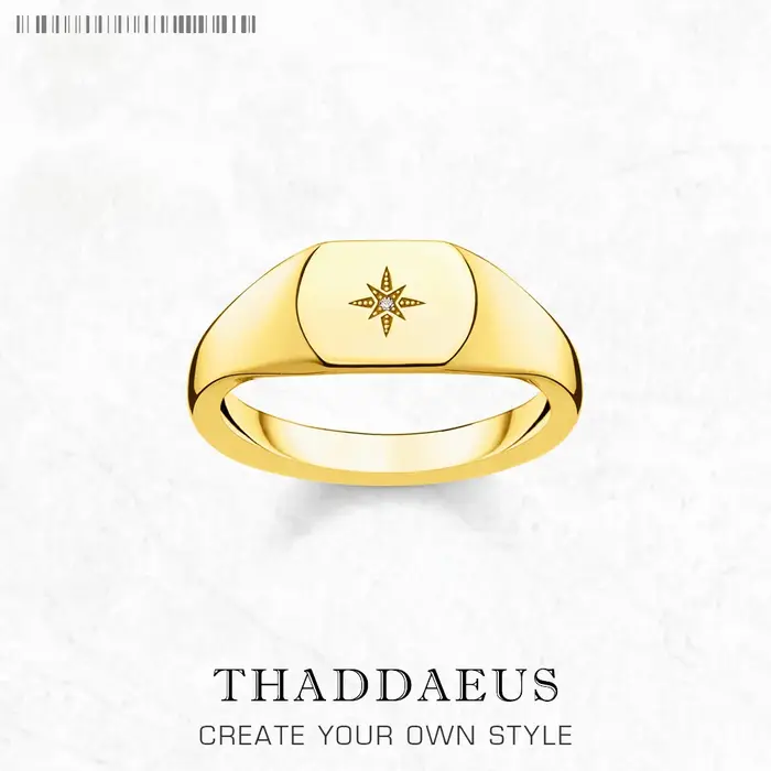 Bague chevalière Vintage étoile or Style européen, bijoux fins nostalgiques pour femmes, tout nouvea