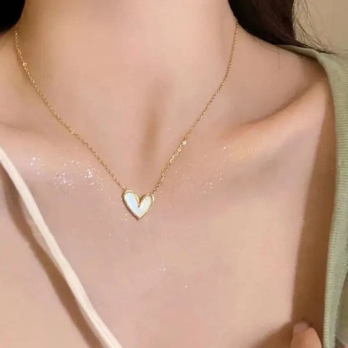 Y2K – collier avec pendentif étoile en Zircon pour femmes, luxe, doux et Cool, Punk, cœur, chaîne de