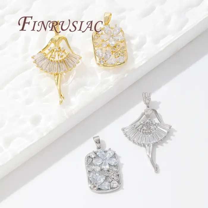 Bases de pendentifs plaquées or 18 carats pour créations de bijoux DIY modernes et personnalisées pour femmes occasions spéciales