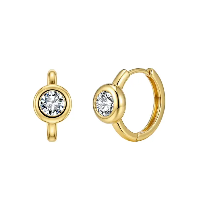 ORSA JEWELS – boucles d'oreilles exquises en argent 925, couleur D, Moissanite, pour femmes, bijoux 