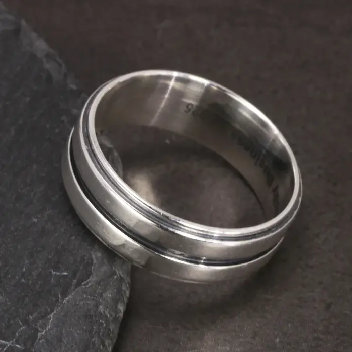 Dean Winchester Bague Authentique Argent 925 Aphorisme surnaturel Gravure Économiser des gens, Chass