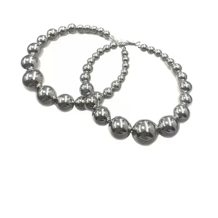 Boucle d'oreille rétro en perles CCB