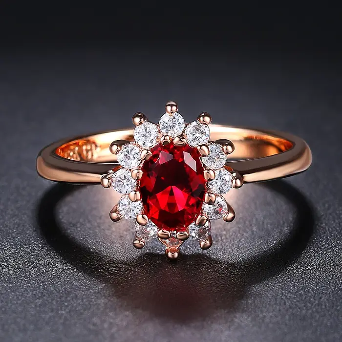 Bagues princesse Kate pour femmes, cristal bleu, fiançailles, promesse de mariée, bijoux à la mode,