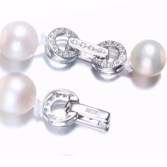 Collier de perles d'eau douce naturelles pour femmes