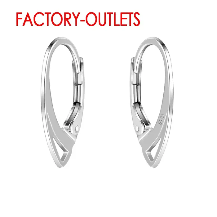Boucles d'Oreilles en Argent Sterling 925, Accessoires de Bijouterie à la Mode, de Haute Qualité, 10