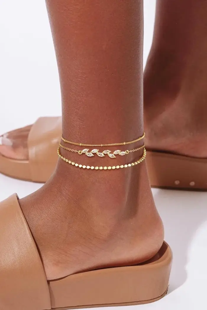 Bracelets de cheville pour femmes et filles